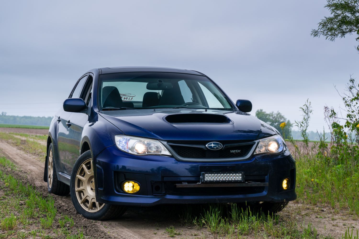 SS3 Type X LED Fog Light Kit installed on Subaru WRX
