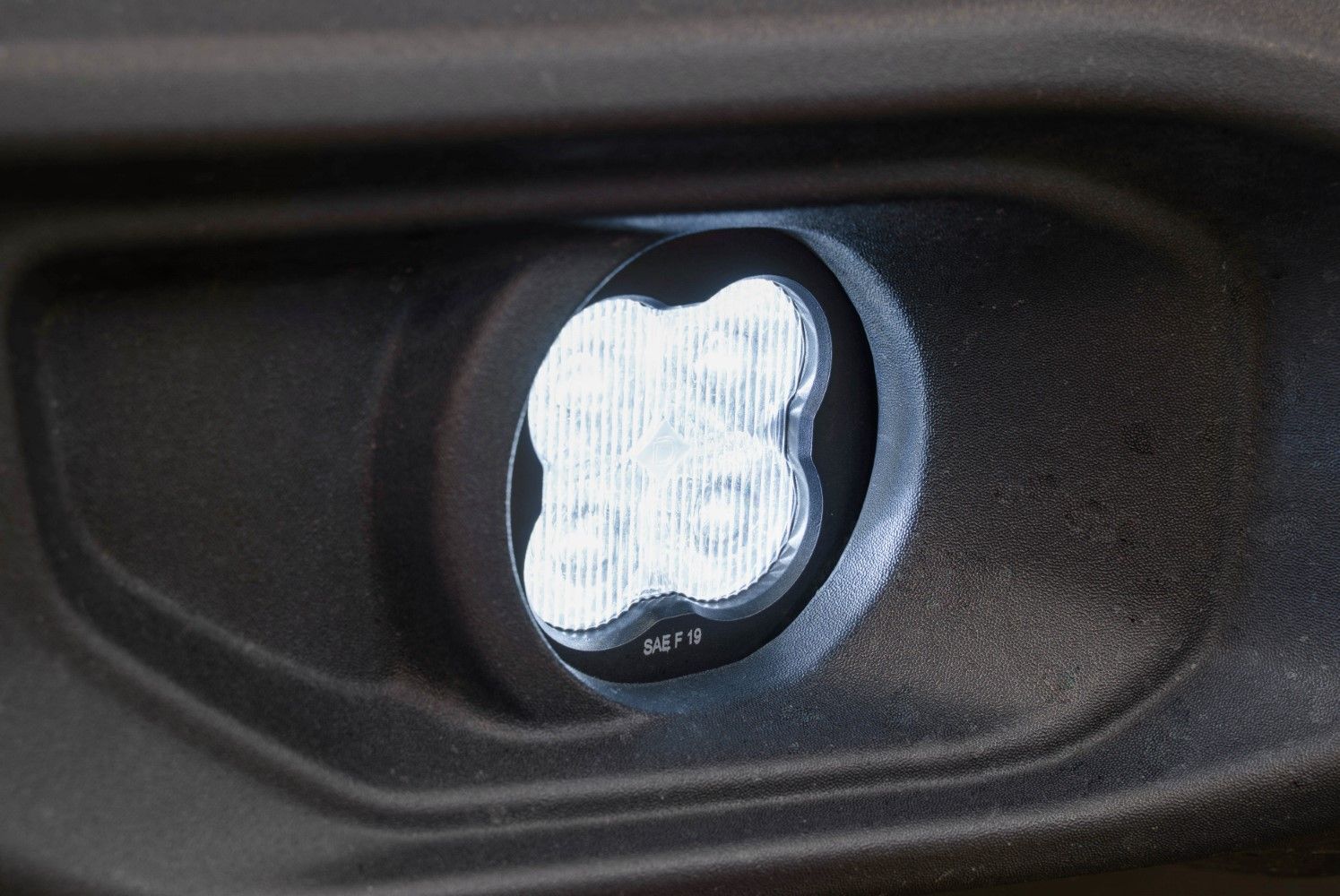 Jeep Wrangler JL with SS3 Type M LED Fog Light Kit installed
