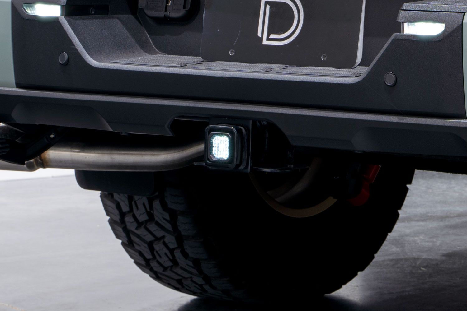 HitchMount LED Pod Kit in trailer hitch