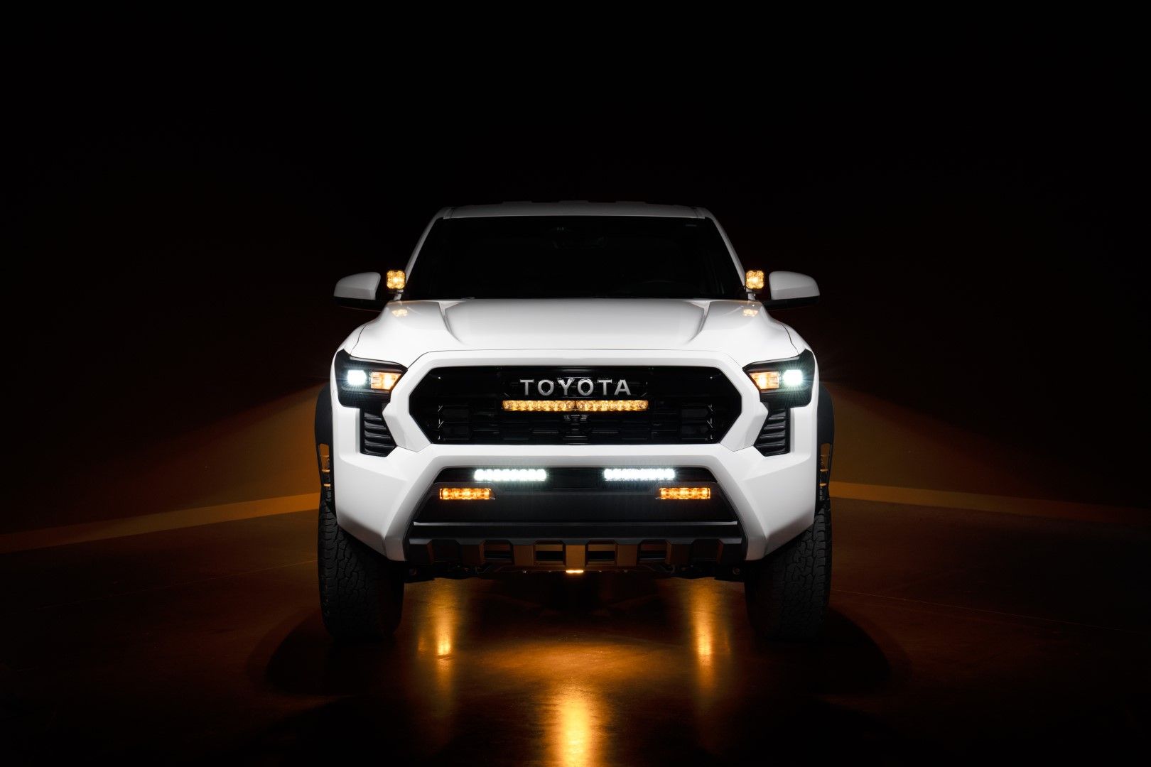 Stealth Bumper Lightbar Kit installed on a 2024-2026 Toyota Tacoma