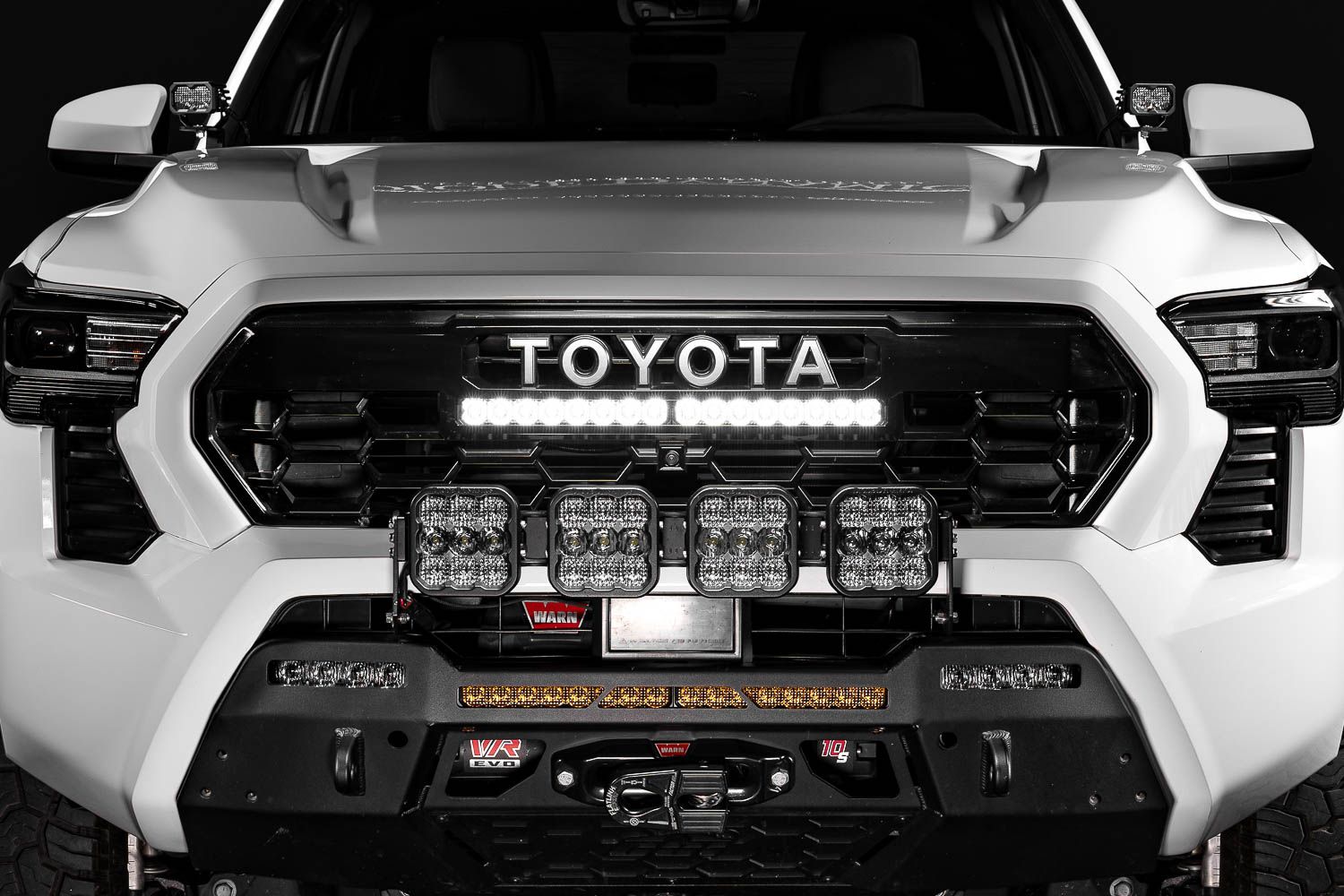 TRD Pro Grille Lightbar Kit installed on a 2024-2026 Toyota Tacoma