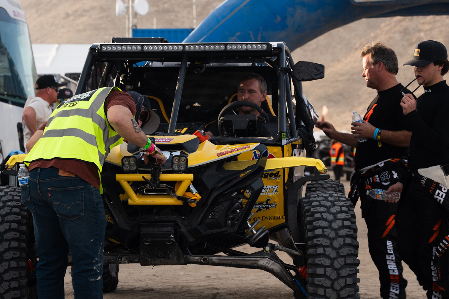 Kyle Chaney at the 2025 King of the Hammers with Diode Dynamics lighting