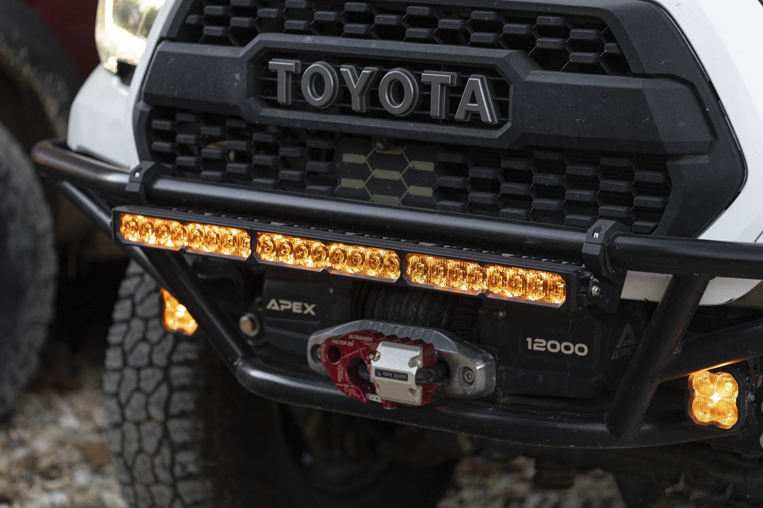 Stage Series LED Lightbar mounted on an off-road vehicle
