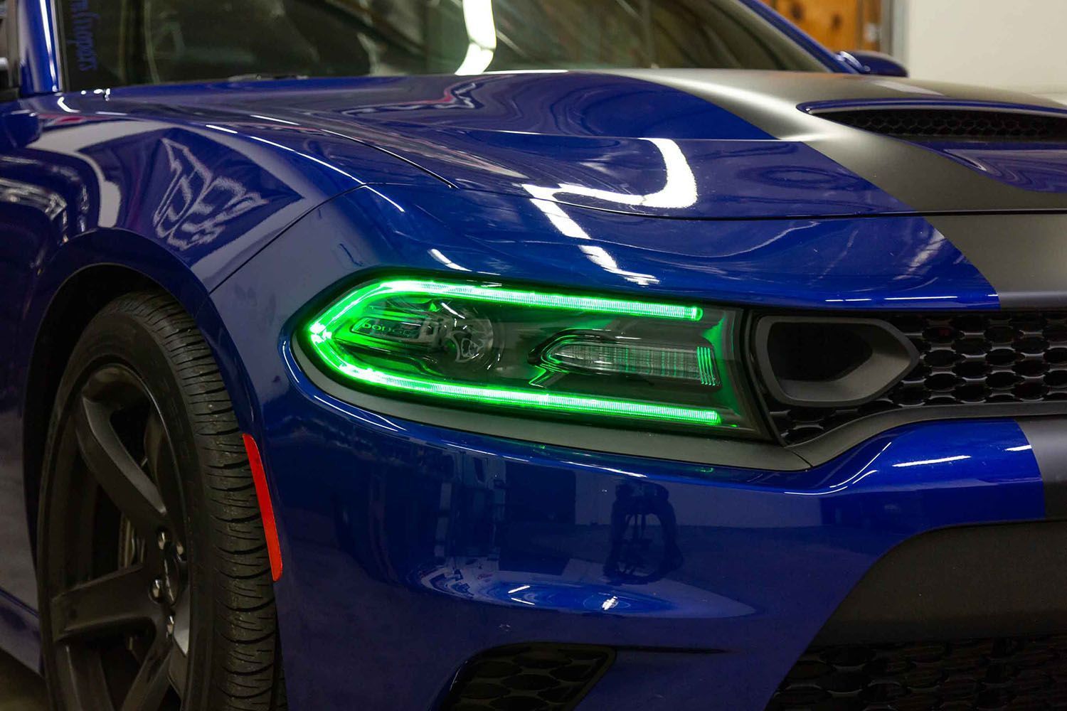 Diode Dynamics Multicolor RGBW LED Boards installed.