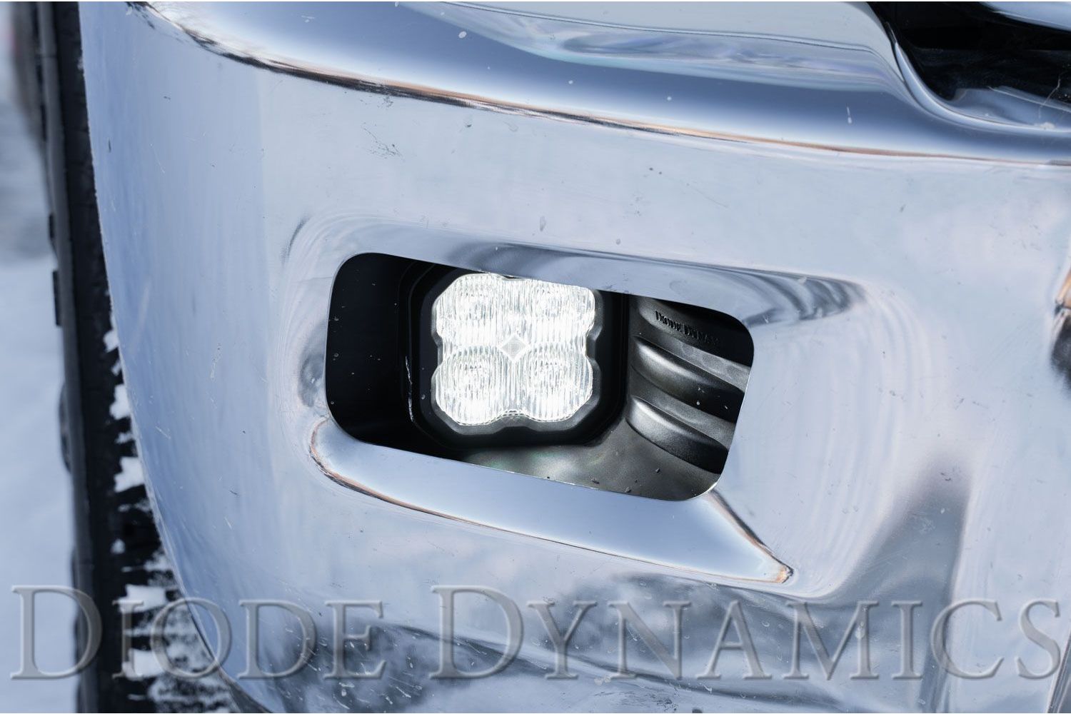 SS3 RAM Horizontal LED Fog Light Installation