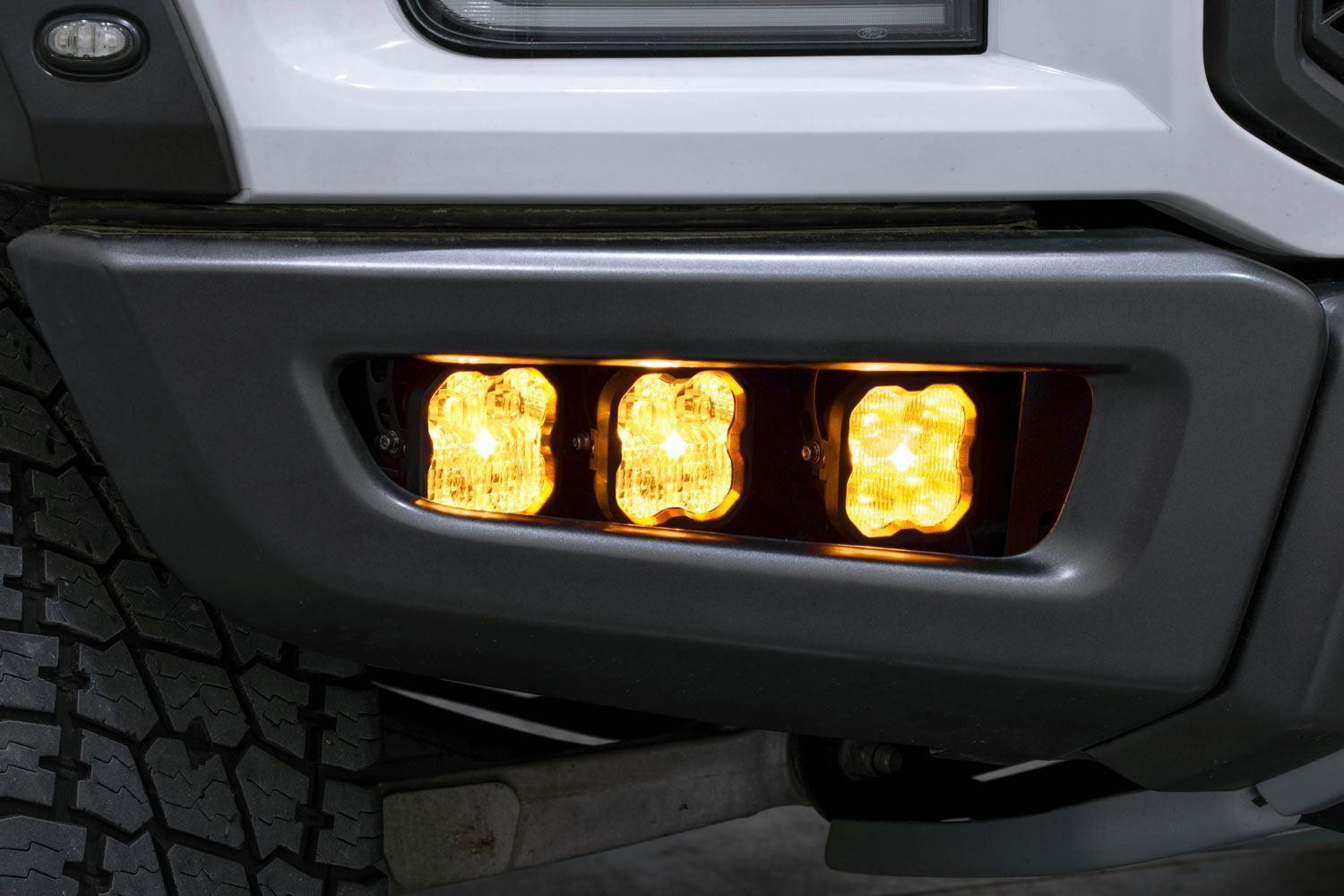 SS3 Fog Light Kit installed on a 2017 Raptor