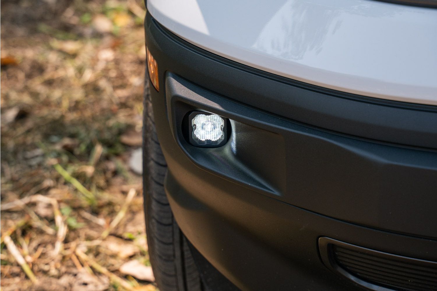 Bronco Sport Ditch Light Kit Installed