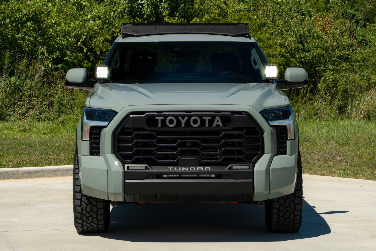 Stage Series Backlit LED Ditch Lights on 2022 Toyota Tundra