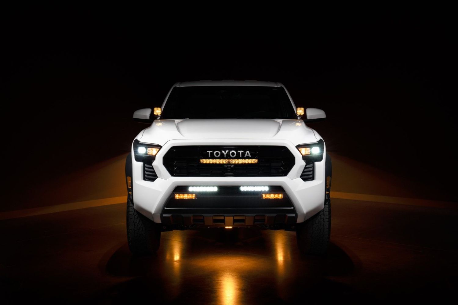 Stage Series Stealth LED light bar installed on a 2024 Tacoma