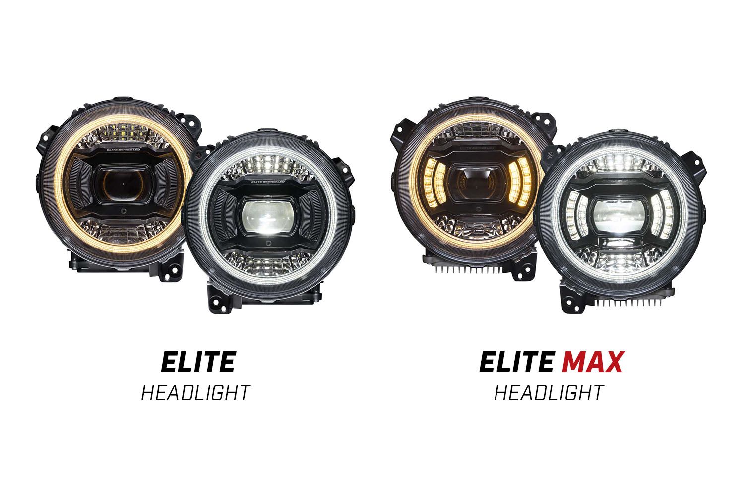 Jeep Wrangler JL Elite Series Headlights