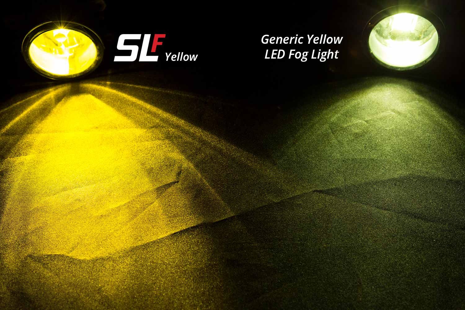 Why do yellow LEDs look green?