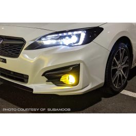 Subaru Crosstrek Front Bumper LED Fog Light Kit For 2013-2020 Subaru XV Crosstrek - Pair H11 6000K White, 1 Year Warranty Impreza Fog Light Assembly