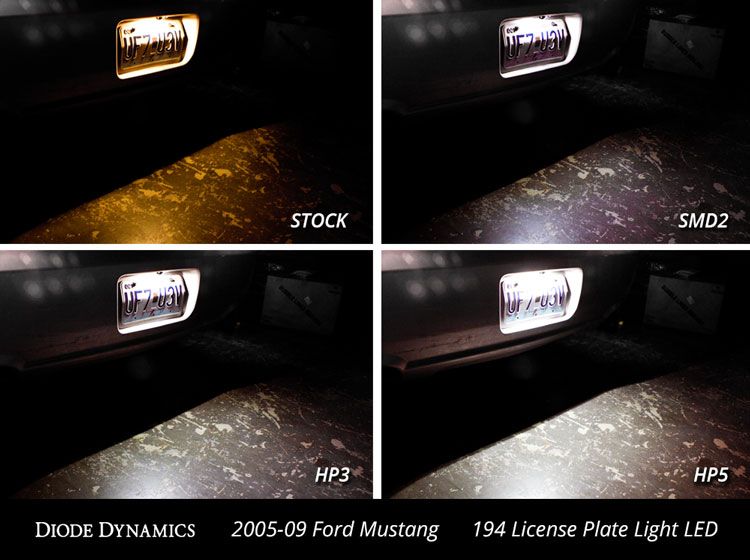 mustang license plate light
