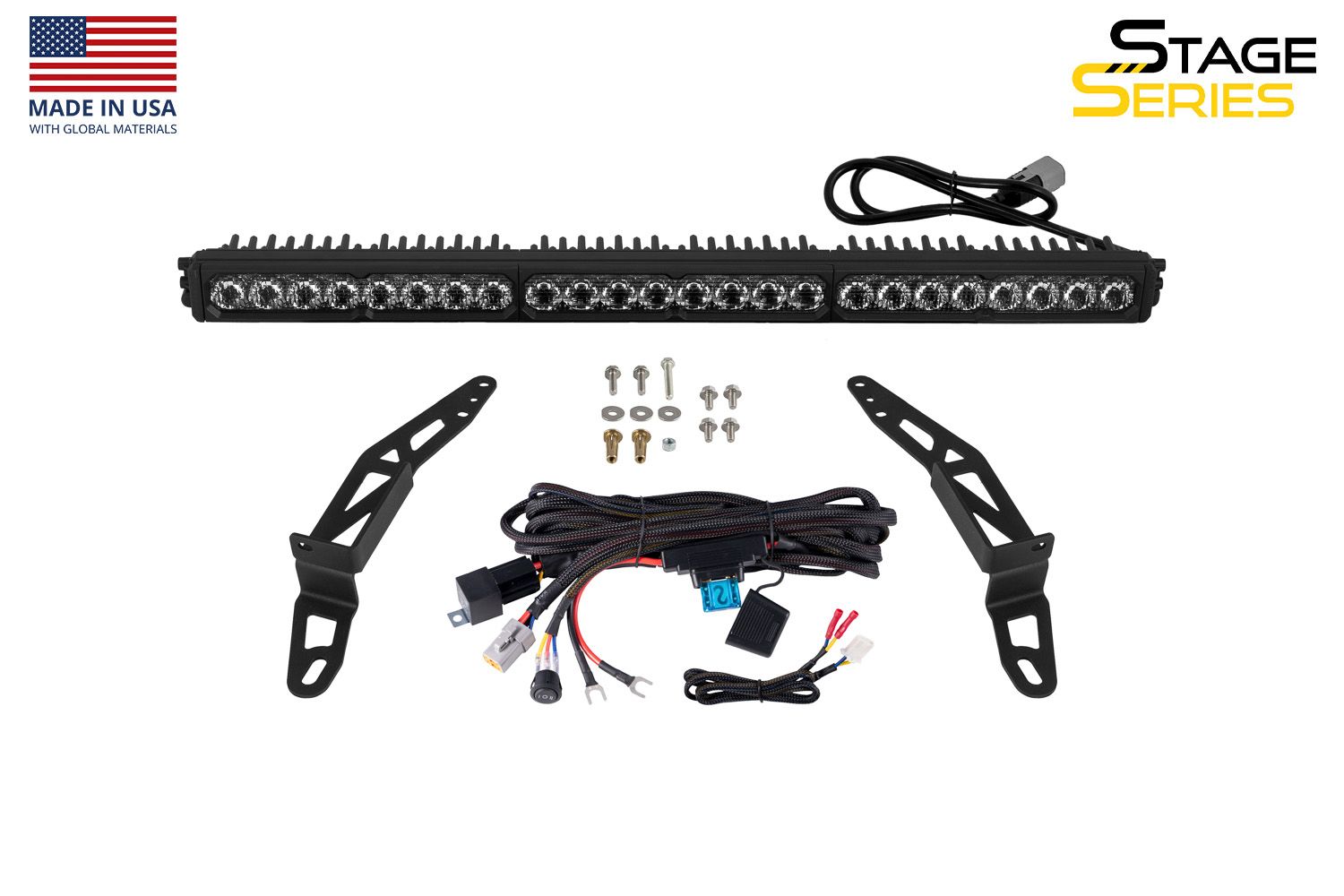2018-2026 Jeep JL Wrangler Bumper LED Lightbar Kit 