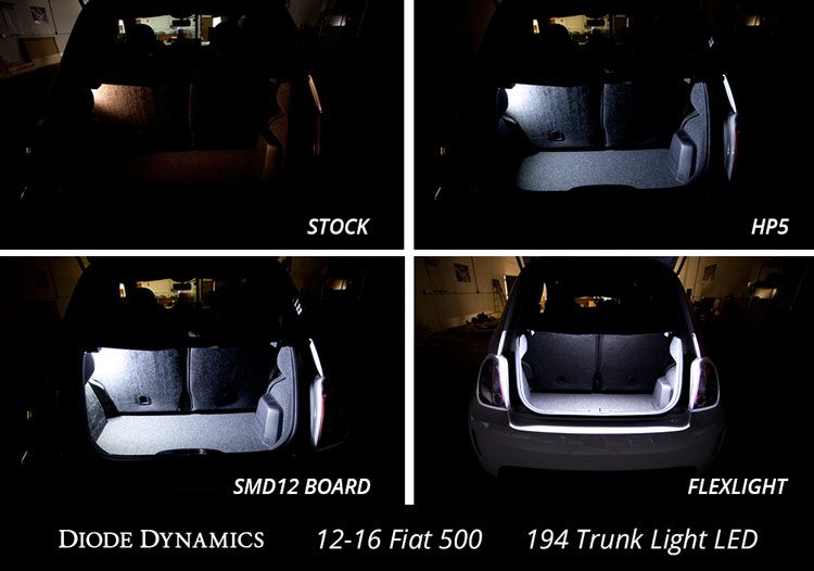 fiat 500 boot light