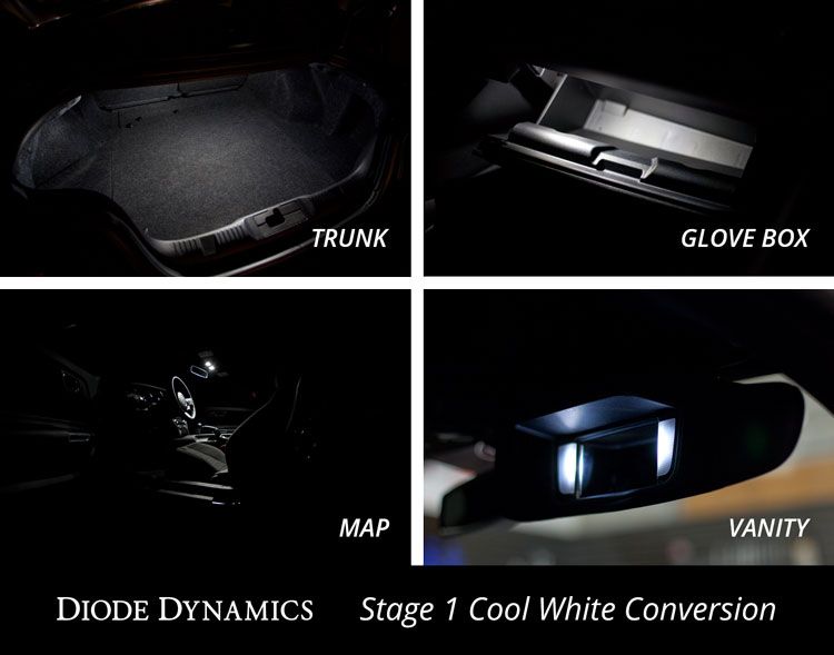 Interior Led Conversion Kit For 2015 2017 Ford Mustang