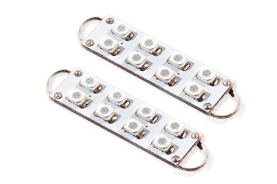 thumbnail image 2 of Fyre Flys 44mm Rigid Loop 9 LED Bulbs - White 211-2 212-2 214-2 578 Door Courtesy Lights 2 of 5