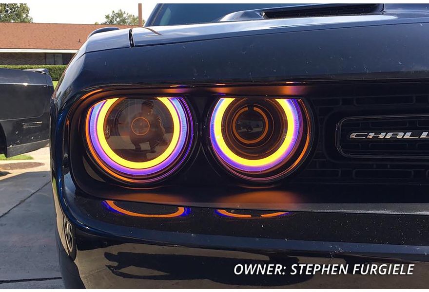 Led lights 2025 for dodge challenger