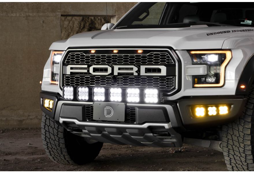 2017-2020 Raptor No Drill Mount with 40 Curved Light Bar Kit