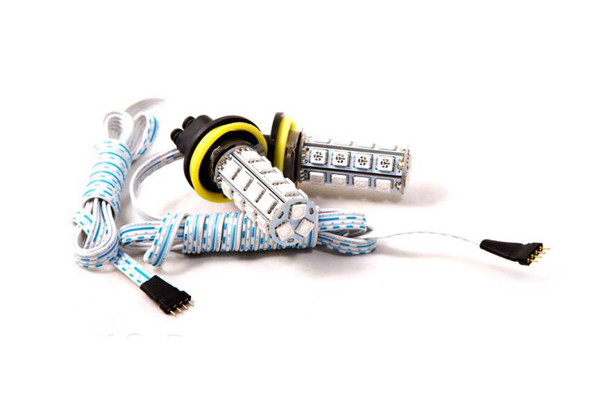 H8 Multicolor Fog/DRL LED Bulb Kit