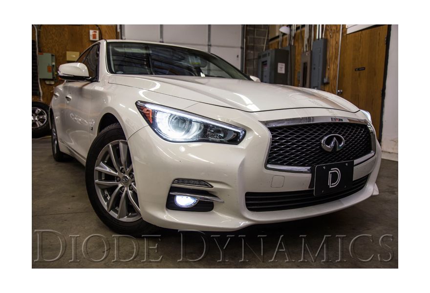 Q50 daytime running deals lights