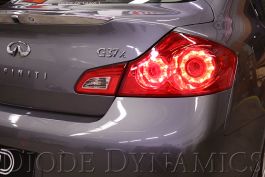 pair Red 2009-2013 Infiniti G37 Sedan Sidemarker LEDs 