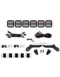 SS5 Grille CrossLink Lightbar Kit for 2017-2020 Ford Raptor, Sport White Combo