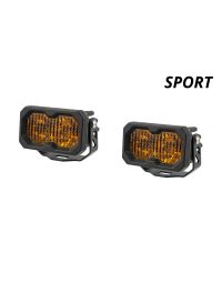 C2 2.0 SAE Yellow Sport Standard LED Pod (pair)