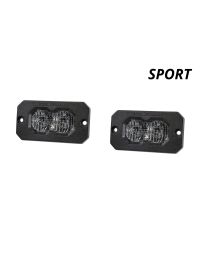 C2 2.0 White Sport Flush Mount LED Pod (pair)