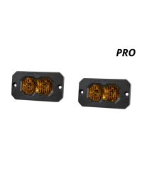 C2 2.0 Yellow Pro Flush Mount LED Pod (pair)
