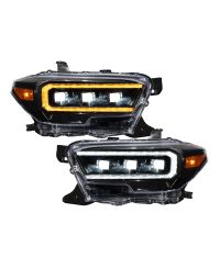 2016-2023 Toyota Tacoma LED Projector Headlights with Selectable DRL (pair)