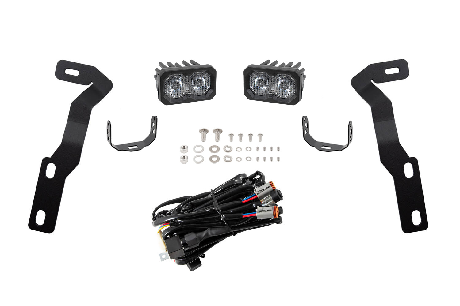 Stage Series Backlit Ditch Light Kit for 2016-2023 Toyota Tacoma