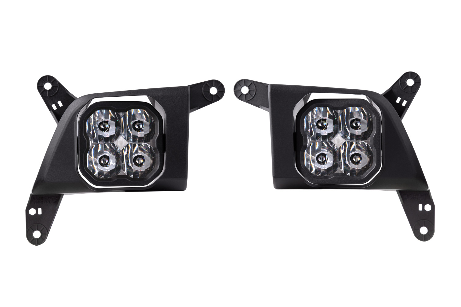 Diode Dynamics SS3 Pro Type SV2 LED Fog Light Kit, White SAE Fog (PN DD7124) for 2020-2023 Chevrolet Silverado 2500HD/3500HD (6.6L Duramax V8 (L5P))