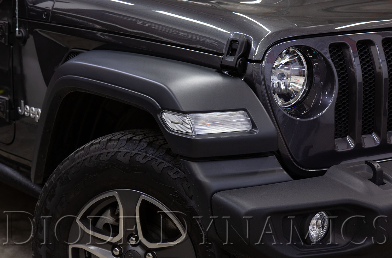 JL Wrangler Sport with Diode Dynamics LED Sidemarkers