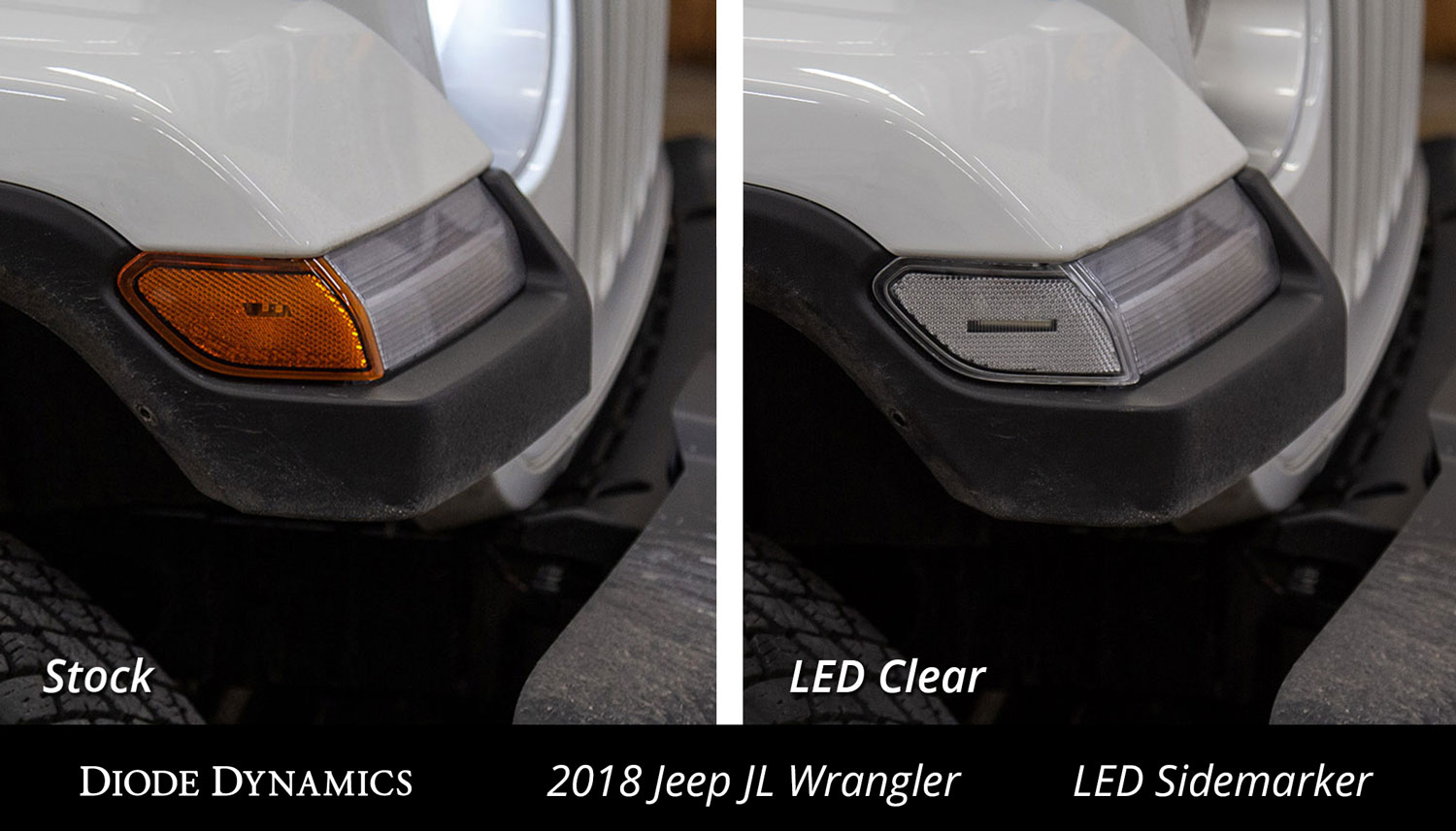Diode Dynamics Clear LED Sidemarker