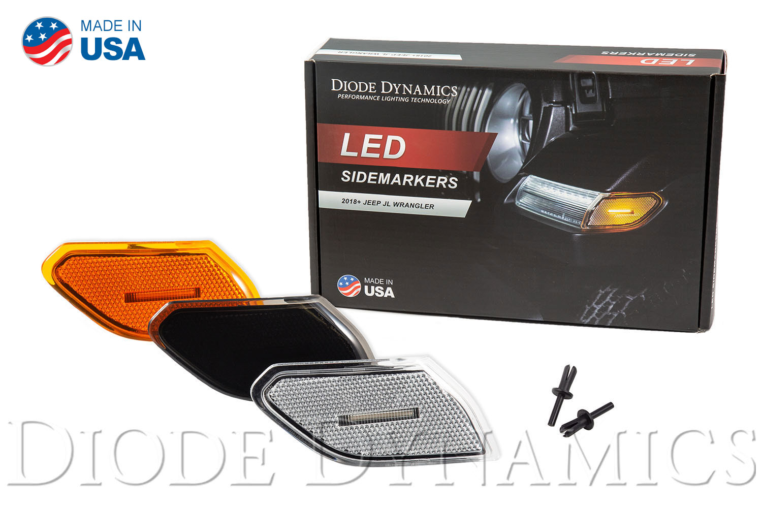 LED Sidemarkers for 2018-2019 Jeep JL Wrangler 