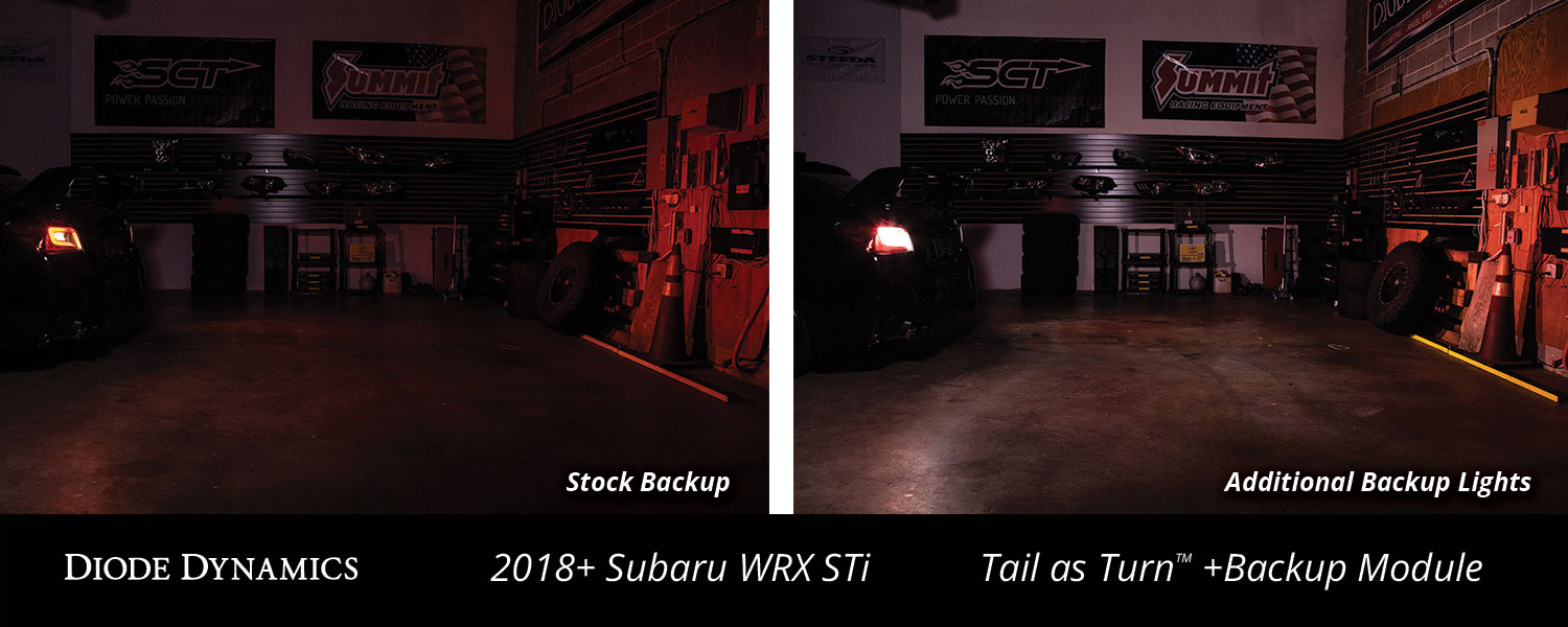 2018 Subaru WRX STi with Diode Dynamics Backup LED Bulbs